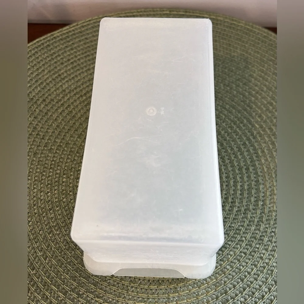 Vintage Marked 1954 Tupperware 1 # Butter Keeper with Lid Sheer 72-2 & 73-2 Read